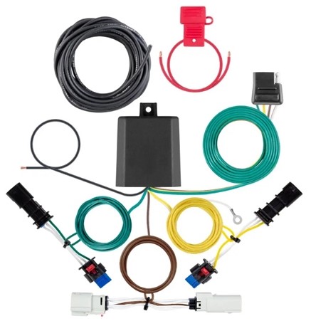 Curt MFG Custom Wiring Harness, 4-Way Flat